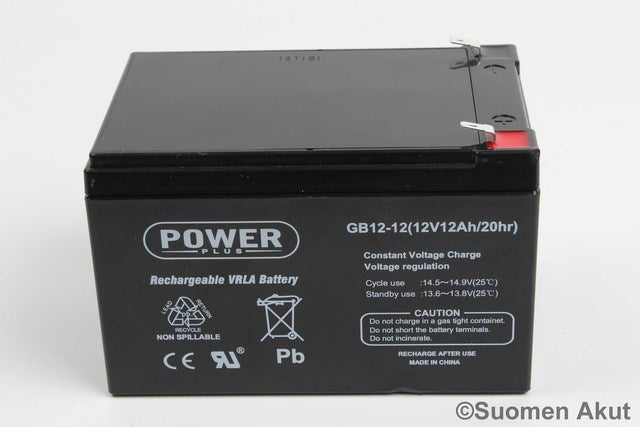 Power Plus AGM Battery 12V 12Ah