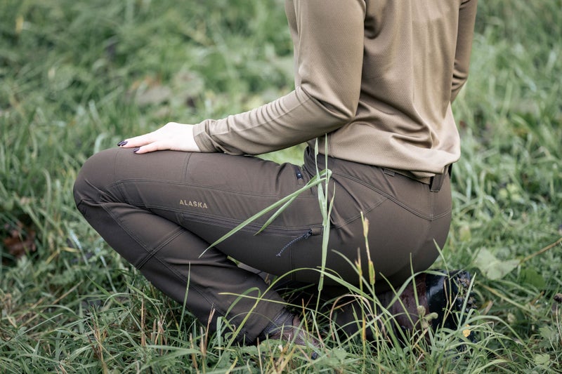 Alaska Chaser Stretch Women's Hunting and Outdoor Pants, Brown