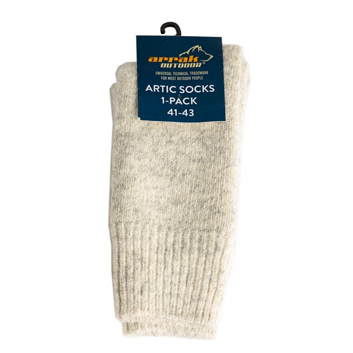Arrak Artic Merino Wool Socks - Grey Melange